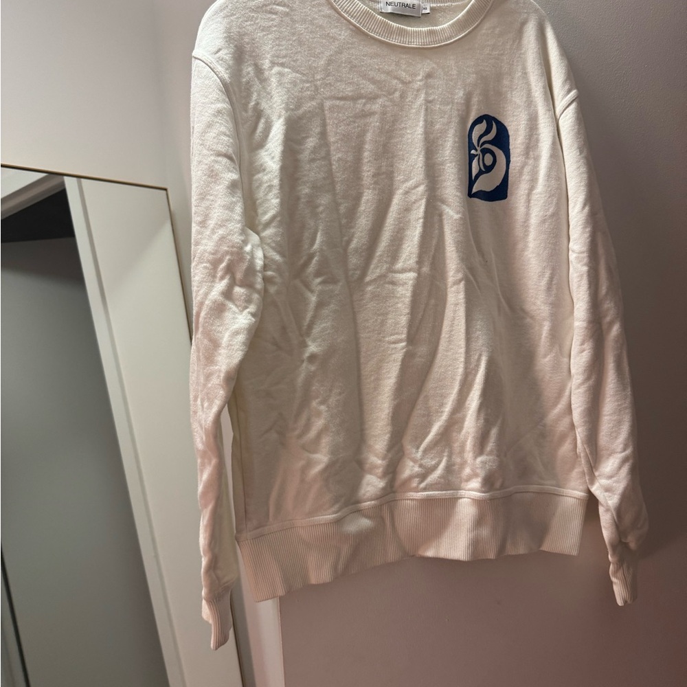 White Crew Neck Sweater